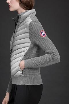Chamarras Canada Goose Mujer Outlet - HyBridge Prendas De Punto Plateados BM0847162